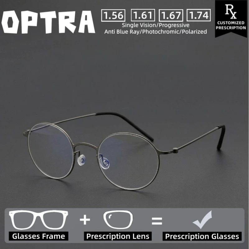 

Очки OPTRA Oval для ежедневного ношения, комфортные, для коррекции близорукости, с защитой от синего света, фотохромные, с индивидуальной оптической коррекцией по рецепту