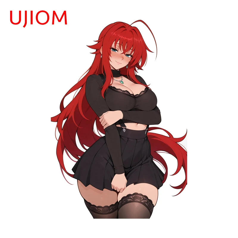 UJIOM Rias Gremory Seductive Girl Wall Sticker Premium Eye Catching Design Sunscreen Decal Suitable For Veneer Sofa Wall Decor
