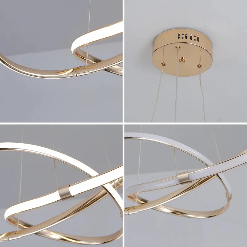 Modern Art Glass Bubble Led Lights Kitchen Dining Table Bedroom Chandelier Home-appliance Hanging Elegant Ceiling Lamps for Room image 5