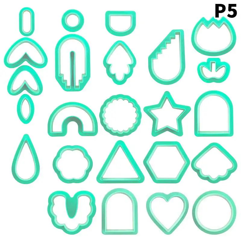 Polymer Clay Earring Cutter Set for DIY Jewellery Making