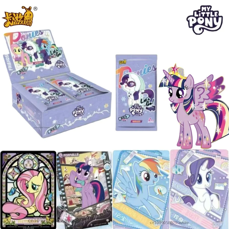 KAYOU أصيلة جديدة بلدي ليتل المهر الصداقة إلى الأبد بطاقة-متعة حزمة العدد 6 تحصيل بطاقة أنيمي البضائع هدية عيد #1