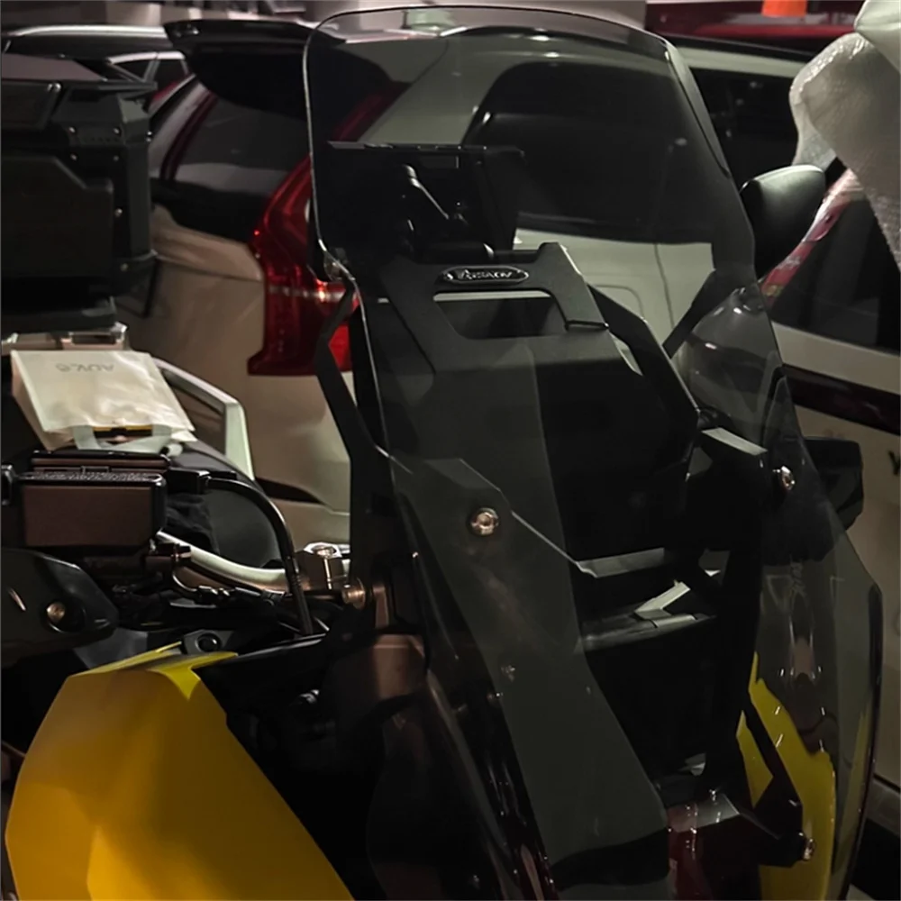For Honda XADV750 Windshield Modification XADV750 High Quality Windshield with High Rain Shield and Front windshield Accessories