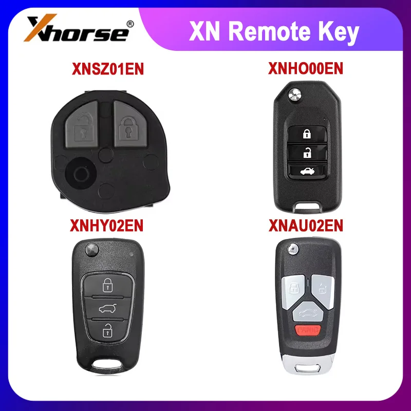 1 pieza Xhorse VVDI XN serie llave remota Universal inalámbrica XNSZ01EN XNHO00EN XNHY02EN XNAU02EN para herramienta de llave VVDI