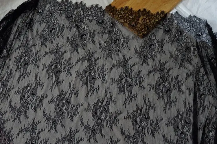 18가지 색상의 부드러운 시스루 얇은 레이스 액세서리 원단, 의류 액세서리, 웨딩 드레스 장식 액세서리에 적합