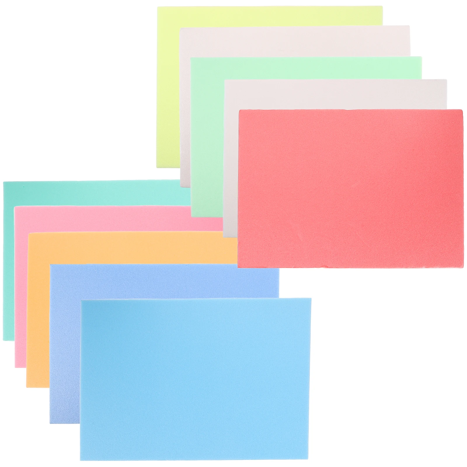 

10 Pcs A4 Paper Assorted Cardstock Brown Construction Art Materials Foam Color for Kids Craft Child Absorbing Adhesive