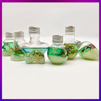 DIY Small Bottle Empty Mini Plastic Bottles Small Jars for Art Crafts Party Supplies Christmas Wedding Gifts Vials Home Decor