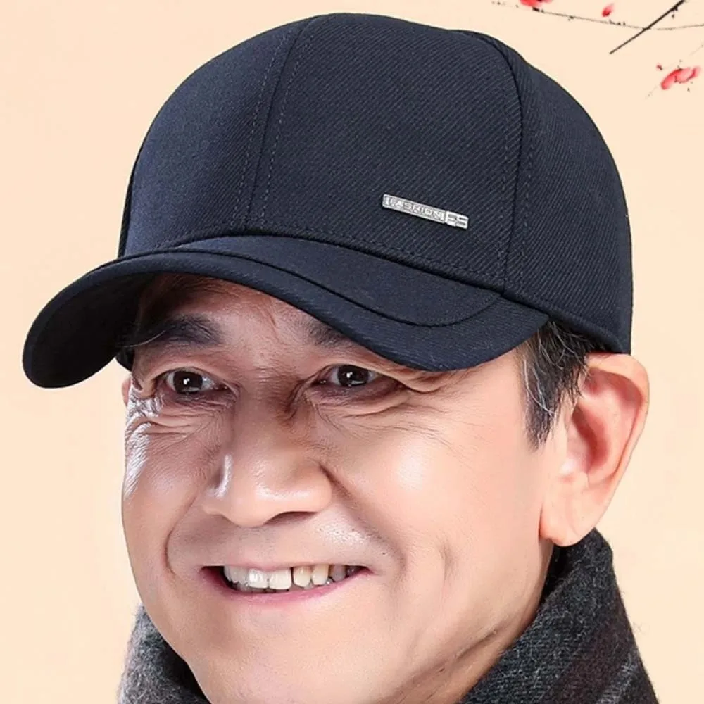 

Simple Adjustable Solid Color Baseball Cap Sunscreen Polyester Men Peaked Hat Cotton Versatile Simple Sunshade Casquette Father