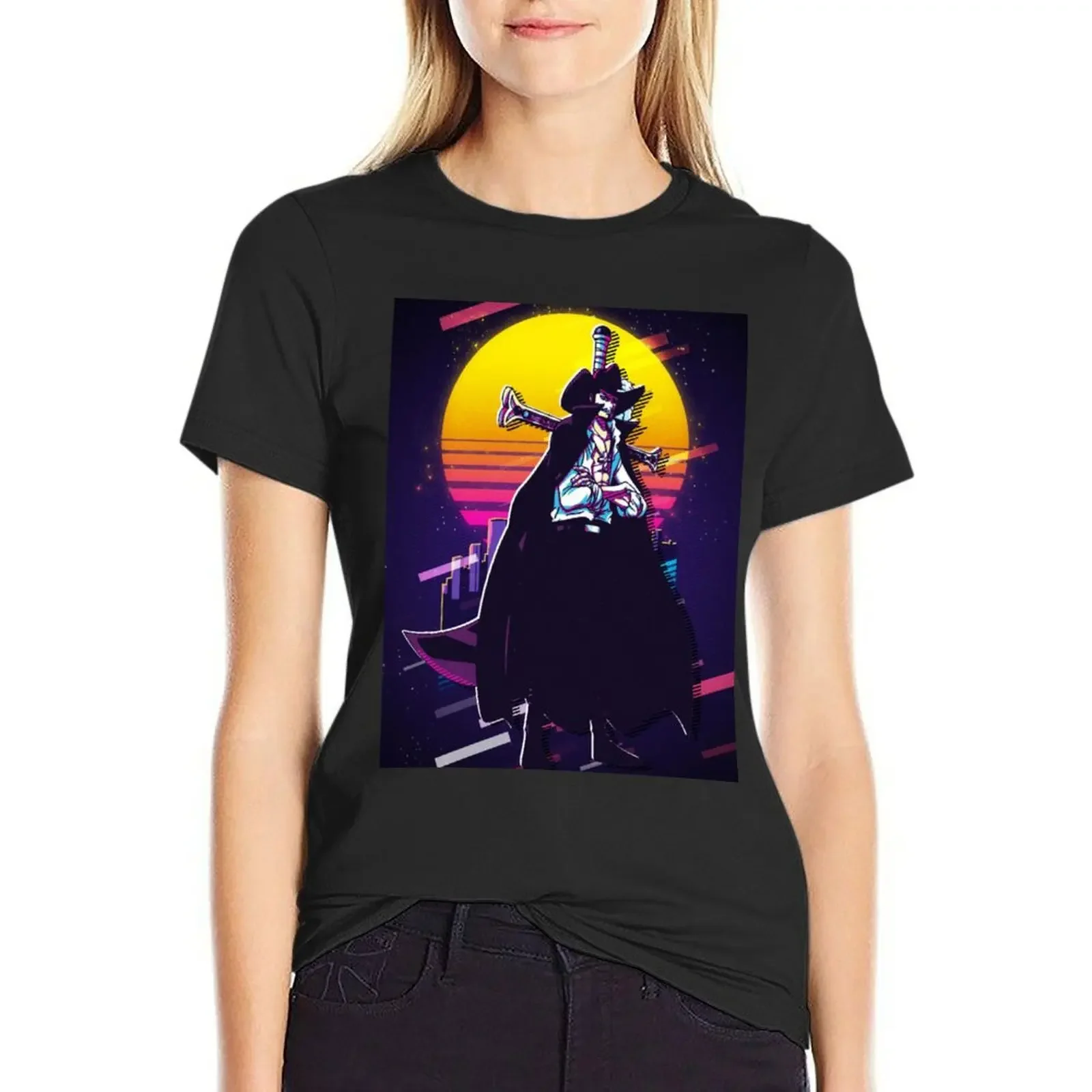 

Dracule Mihawk T-shirt aesthetic clothes vintage clothes tees Woman fashion