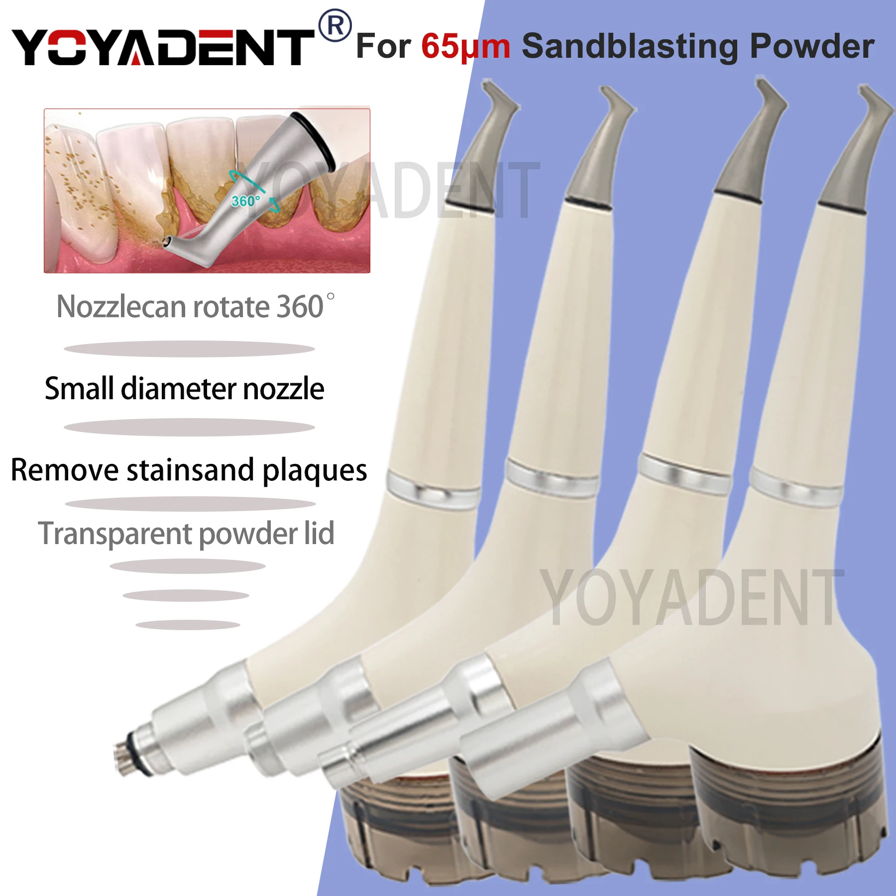 

2/4 Holes Dental Air Prophy Jet Polisher Air Water Sandblasting Gun ooth Whitening Cleaning For NSK KAVO Dentistry Tools