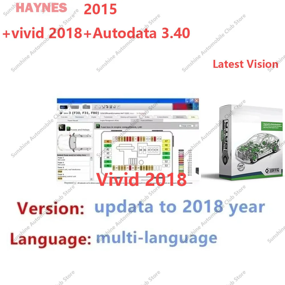 

Latest AutoData 3.40 Auto Repair Software | Vivid 2018 Multi-Language Workshop Data Edition | Parts Catalog HAYNES 2015 Software