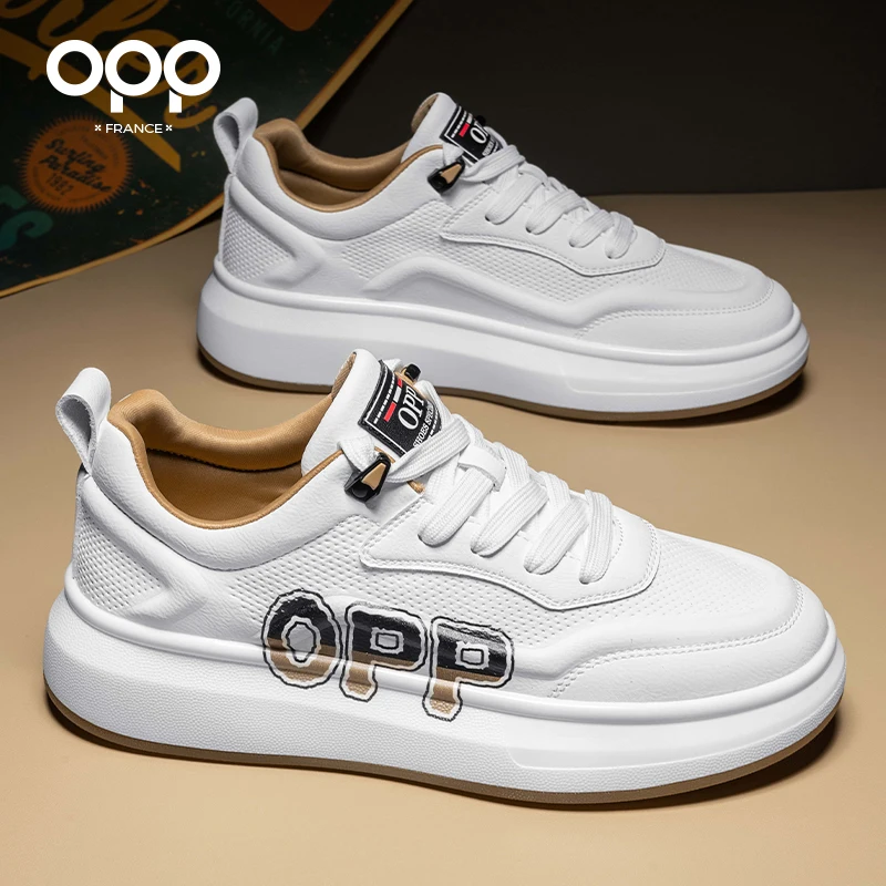 OPP New Men's Sports Air Le Force Shoes Breathable Skateboarding Shoes Ins Tide Brand Lace-up Outdoor Travel Snakers