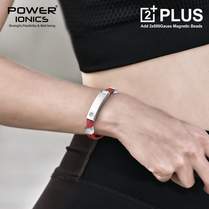 【PLUS VERSION】Power Ionics Colors 2000 Anions Magnetic Radiation Protection Unisex Waterproof Sport Fashion Bracelet Health Gift