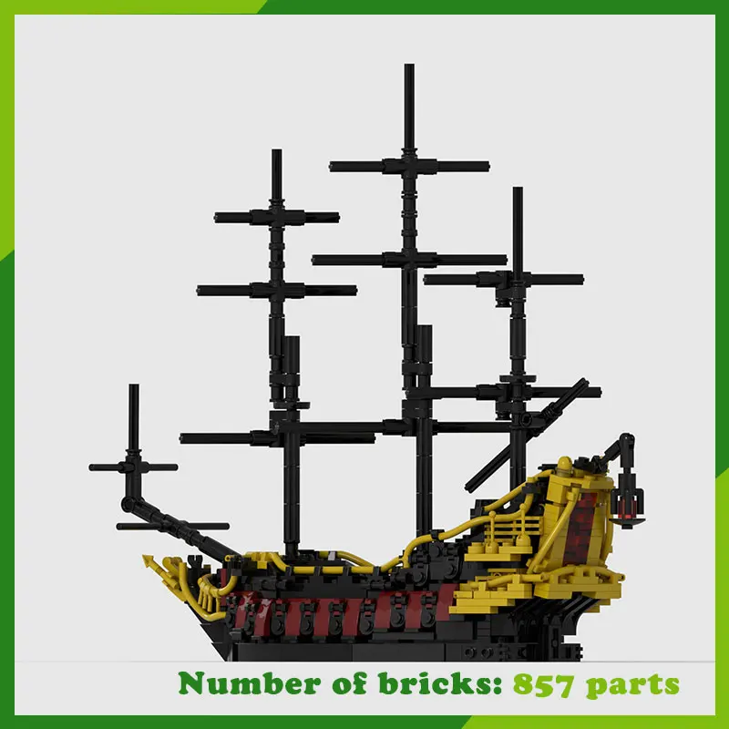 MOC Building Blocks Battleship Ship Warship Frigate Cruiser Boat Model DIY Bricks Birthday Gift Creative Assemble Toy 875PCS