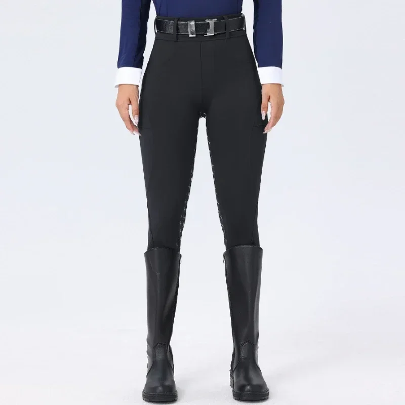 Women's Horse Riding Pants Full-Seat Breeches Equestrian Schooling Tights Outdoor Sportswear Knight Equipment Clothes