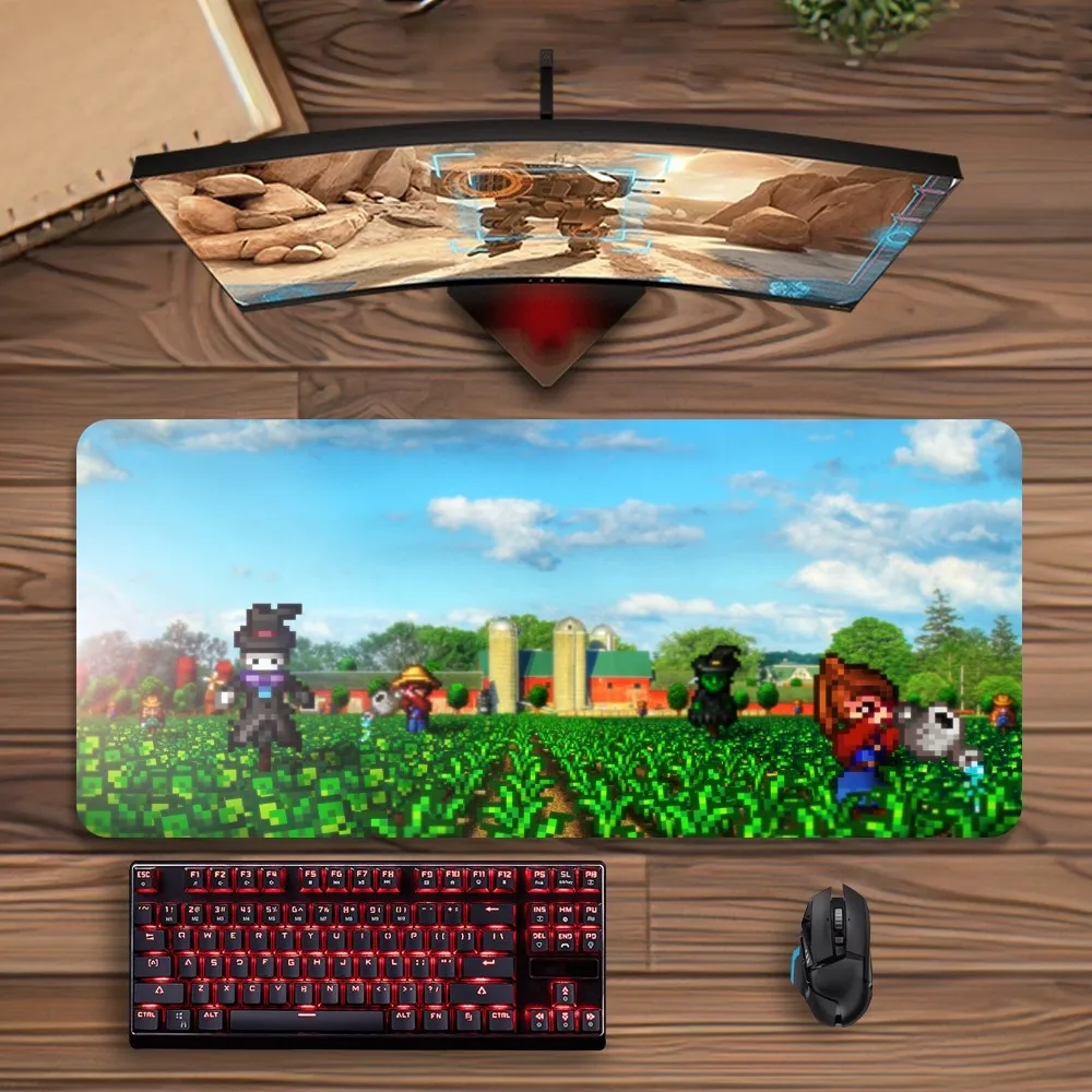 Stardew Valley Mousepads Monster Large Mouse Mat Big Desk Pad Non Slip Rubber Mouse Pad Big Keyboard Mats Mouse Pad