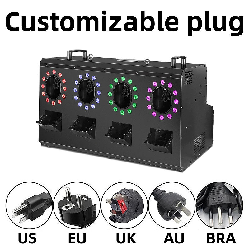 Exclusive Deal full color Smoke Bubble Machine  for wedding Swimming pool Stage Special bubble fog machine