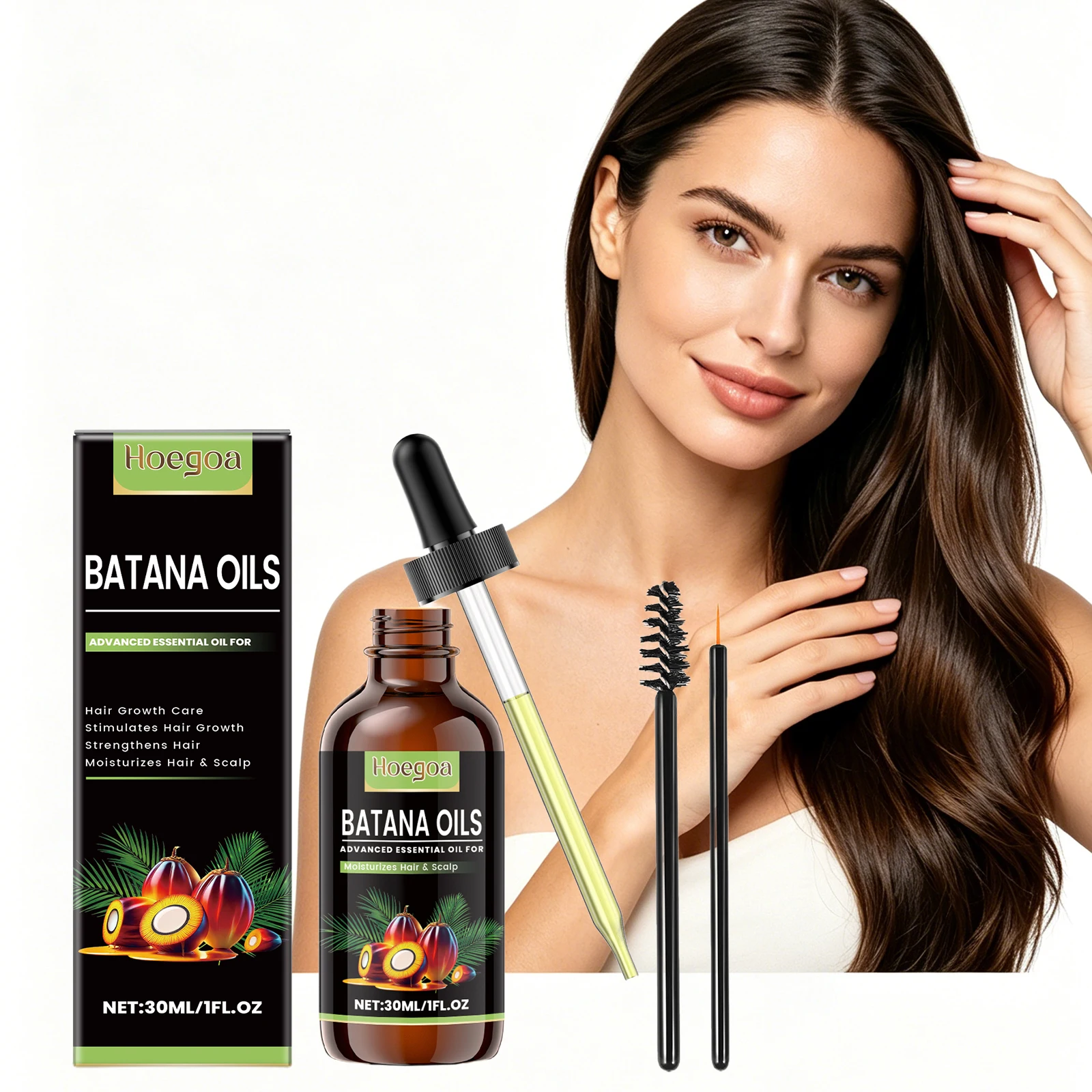 Batana Oil Hair Growth Repairing Dryness Strengthening Hair Roots Promote Hair Softness Revitalizing Nourish Hair Essential Oil