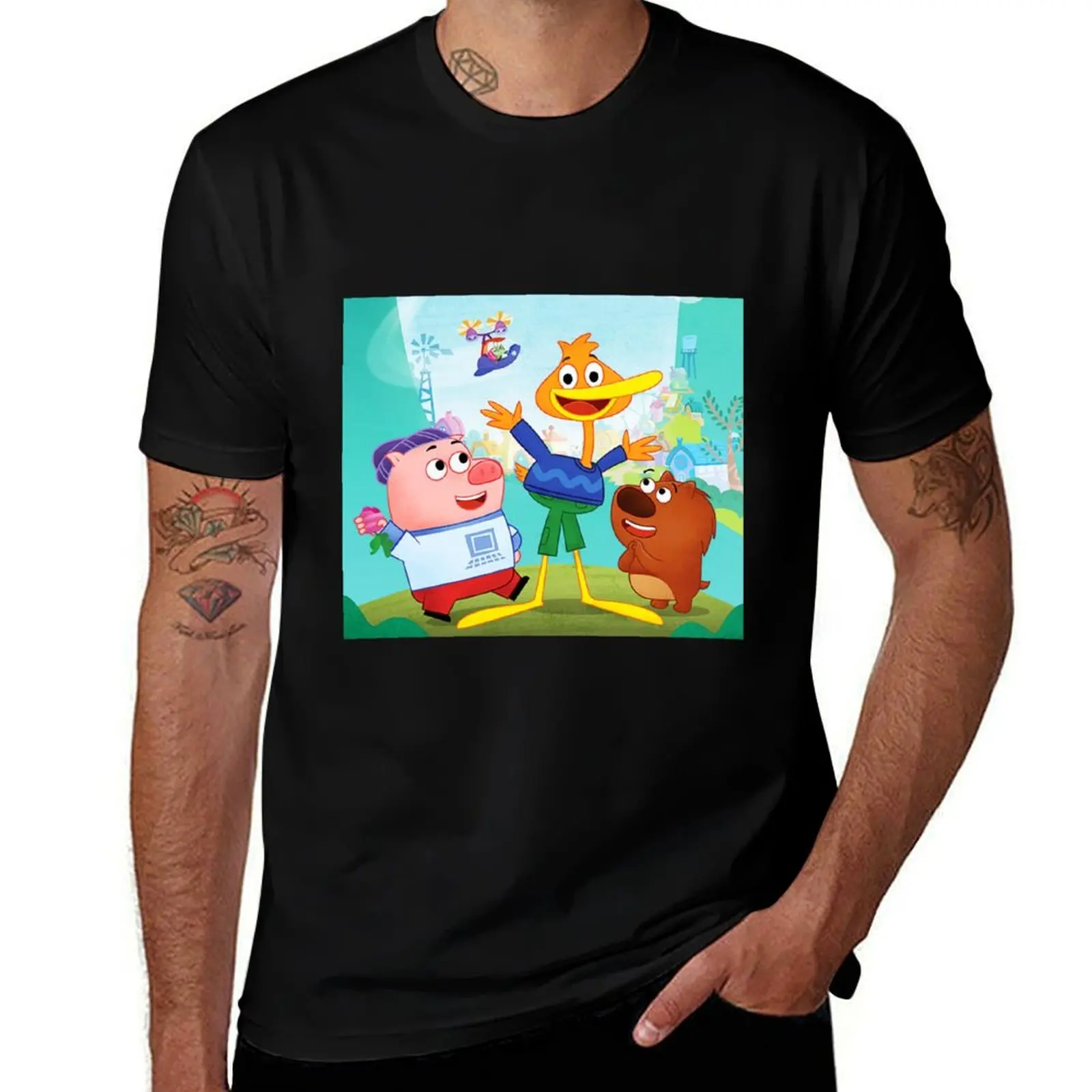 P. King Duckling T-Shirt man t shirt luxury T-Shirt