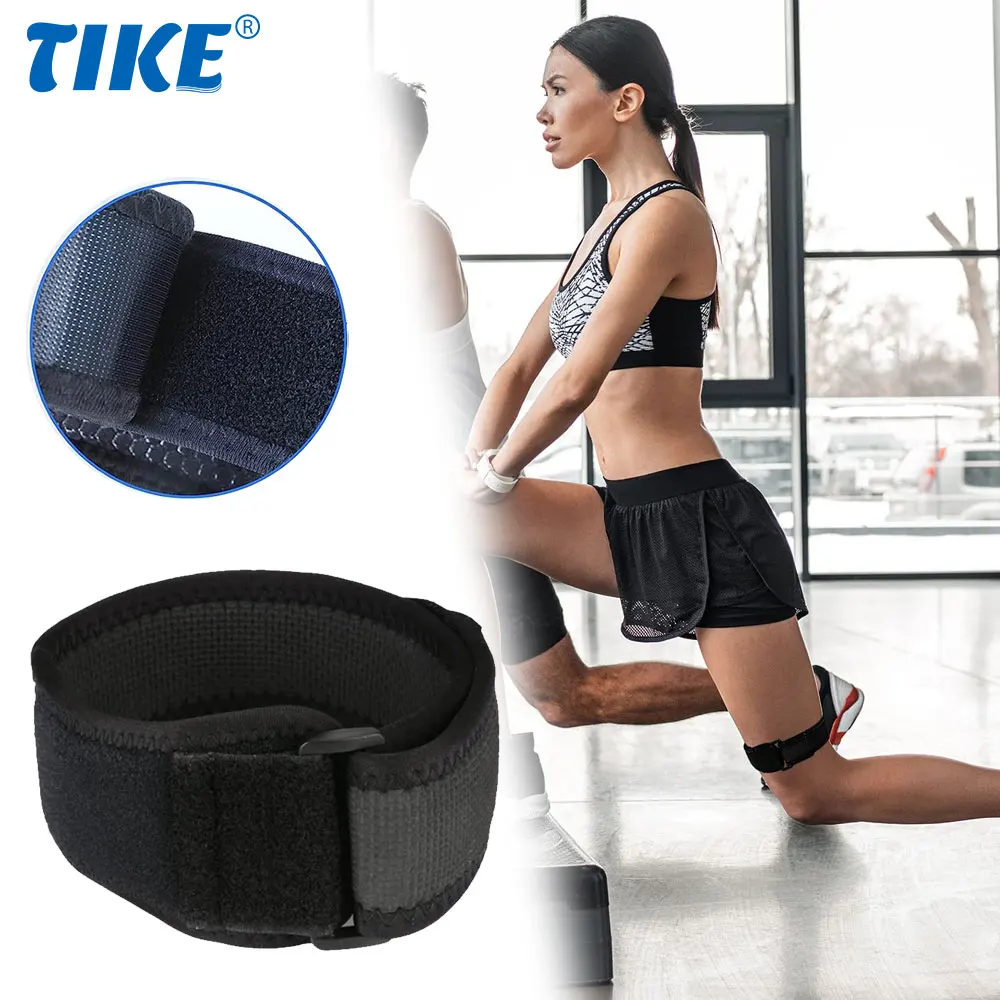 IT Band Strap - Iliotibial Band Compression Wrap, Knee Pain, Thigh & ITB Syndrome Support, Running Exercise Athletic Stabilizer