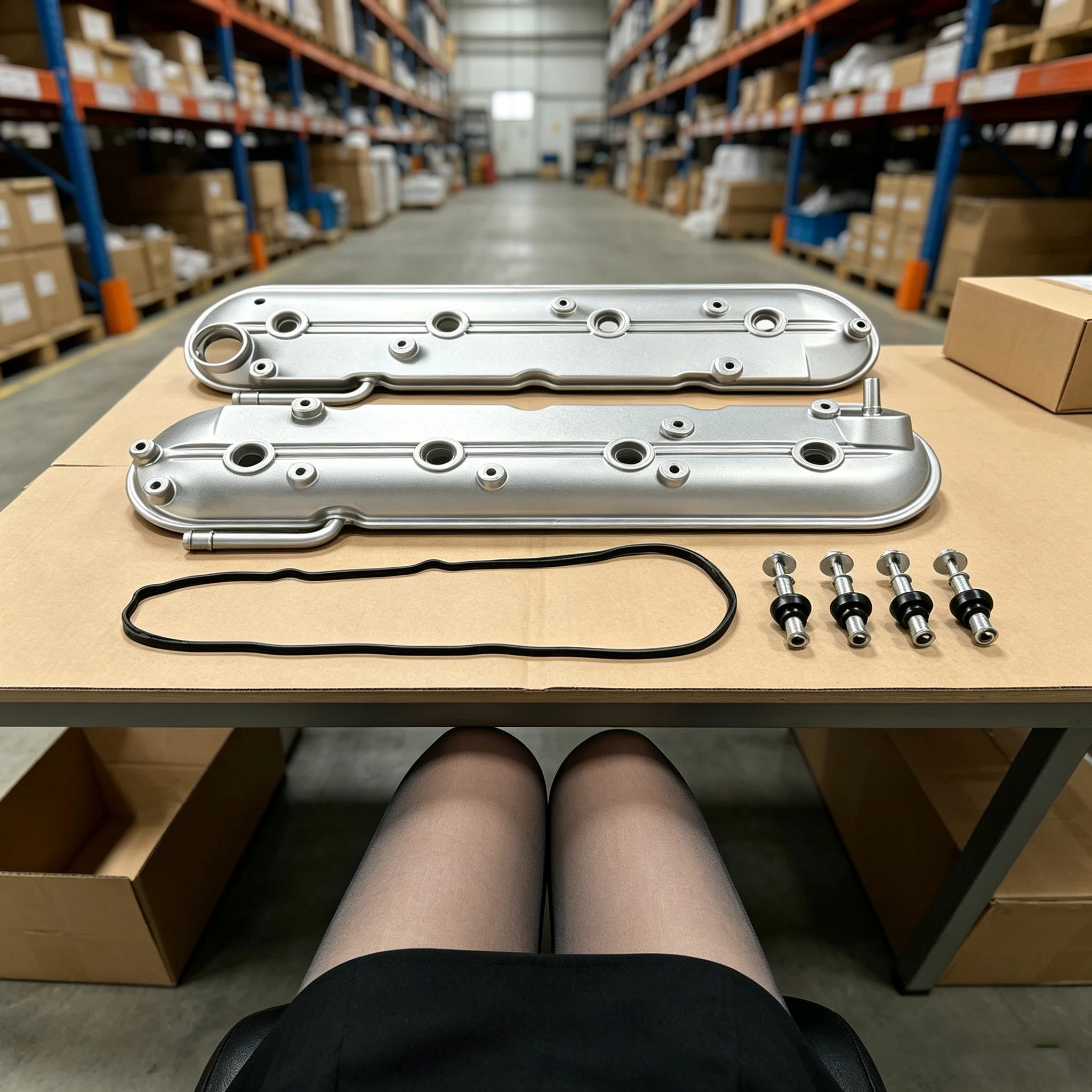 Aluminium Valve Timing Camshaft Engine Valve Cover 12642655 12637684 For Chevy Silverado GMC Sierra Cadillac Escalade 2009-2014