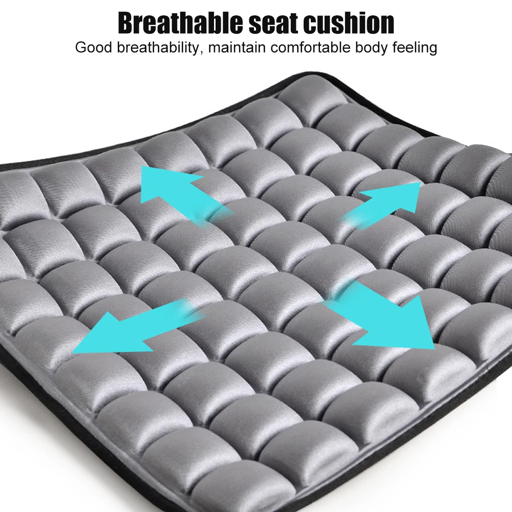 3D Air Cushion for Office Chair Car Seat Air Seat Cushion Back Cushion for Relieving Back Sciatica Tailbone Pain Seat Pad