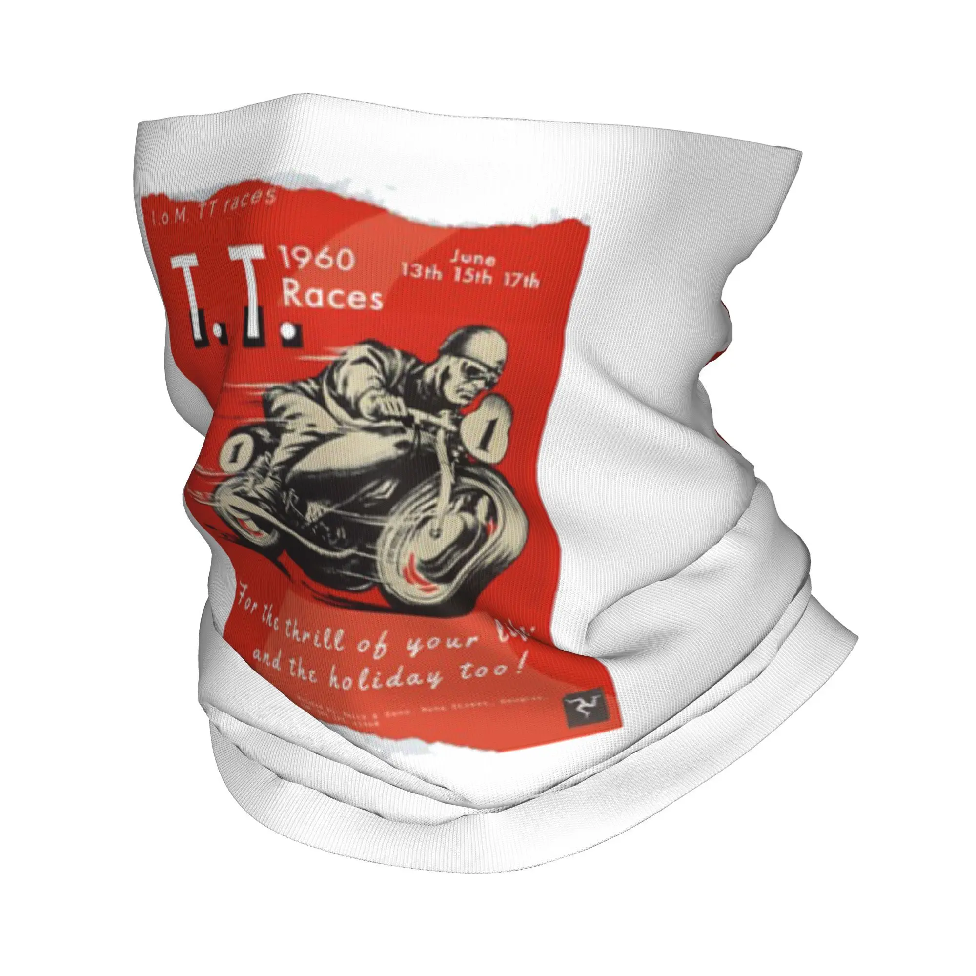 

Isle of Man TT Races Bandana Neck Cover Printed Mask Scarf Multifunction Face Mask Hiking Fishing Unisex Adult All Season