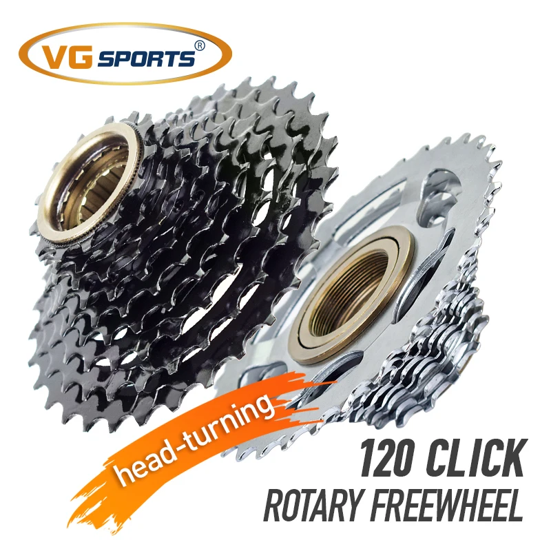 

1pc VG SPORTS Bike Freewheel 7/8/9 Speed 13-28T/13-32T Bicycle Rotary Freewheel Threaded Type Freehub Bike Parts Accessories