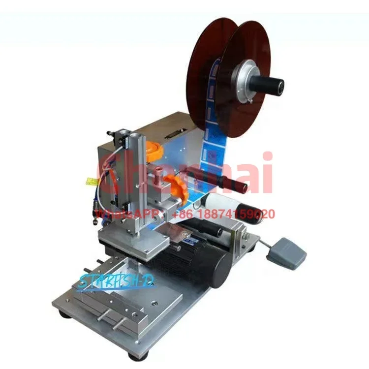 Small Business Flat Plastic Bag Labeling Machine for Square Surface Bottle