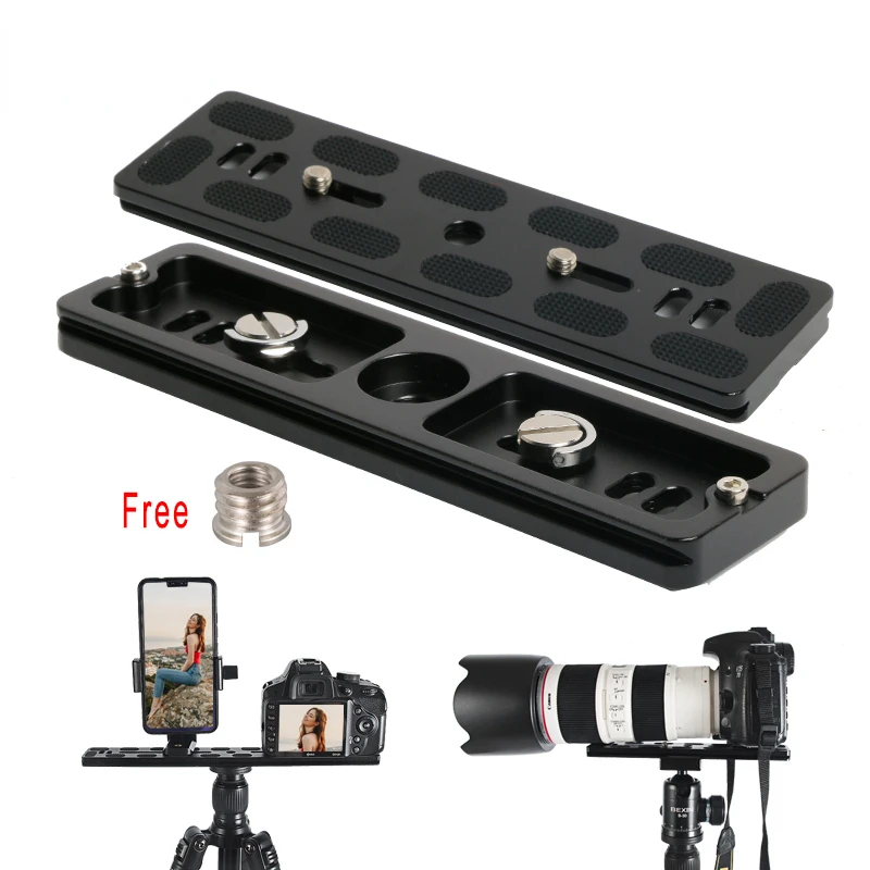 กล้อง Dslr แผ่นแผ่นขาตั้งกล้อง Quick Release แผ่นอะแดปเตอร์ฐานอุปกรณ์ติดกล้องสำหรับกล้อง Dslr Arca Swiss Ball Head