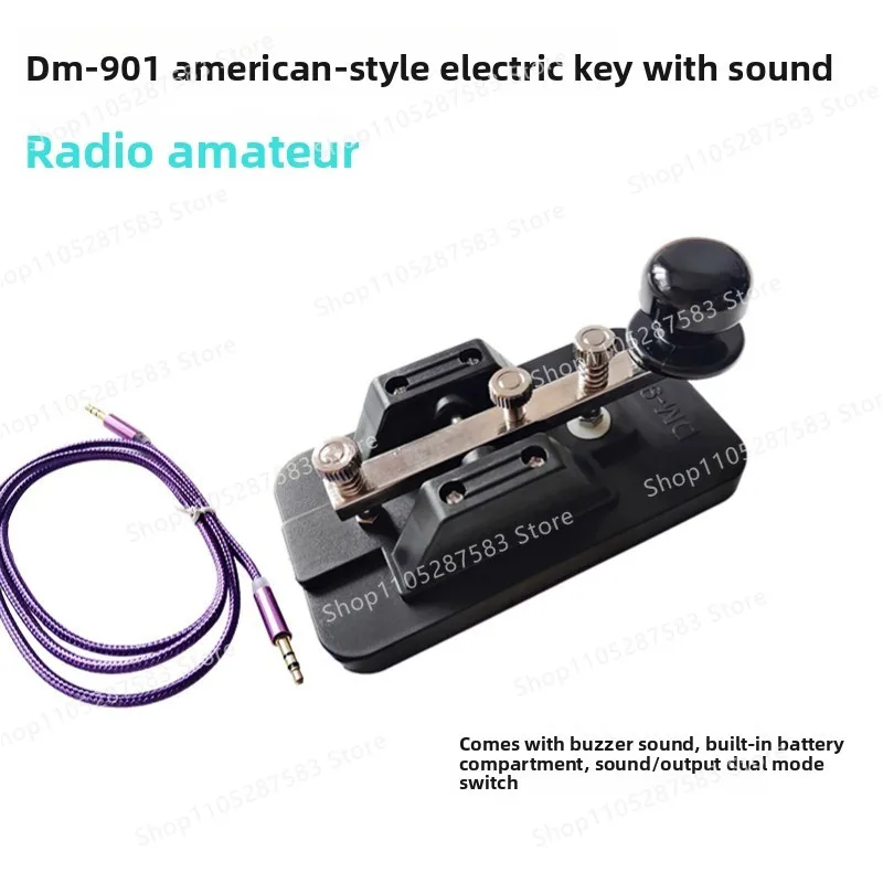Dm901 voice-activated automatic key morse code trainer - shortwave radio