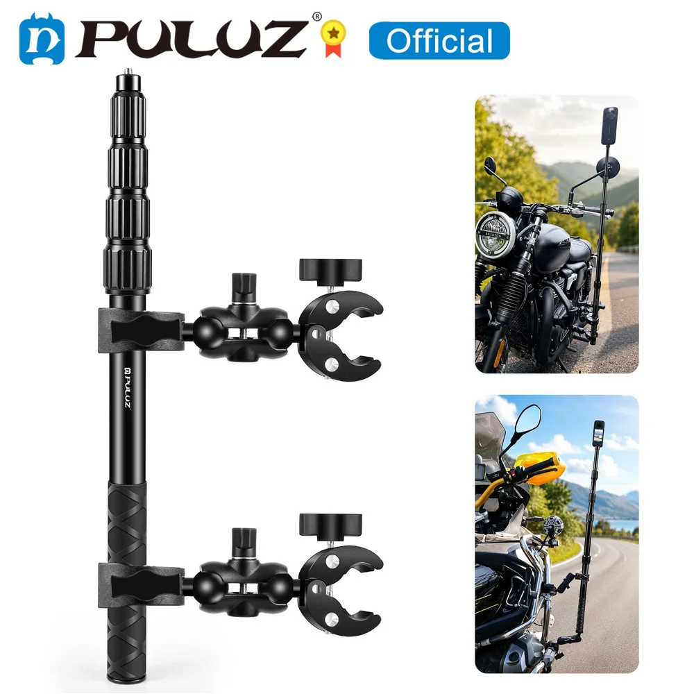 supporto-a-sgancio-rapido-puluz-per-ciclismo-con-set-selfie-stick-bloccabile-da-150-cm-2-morsetti-a-doppia-testa-per-fissaggio-al-manubrio