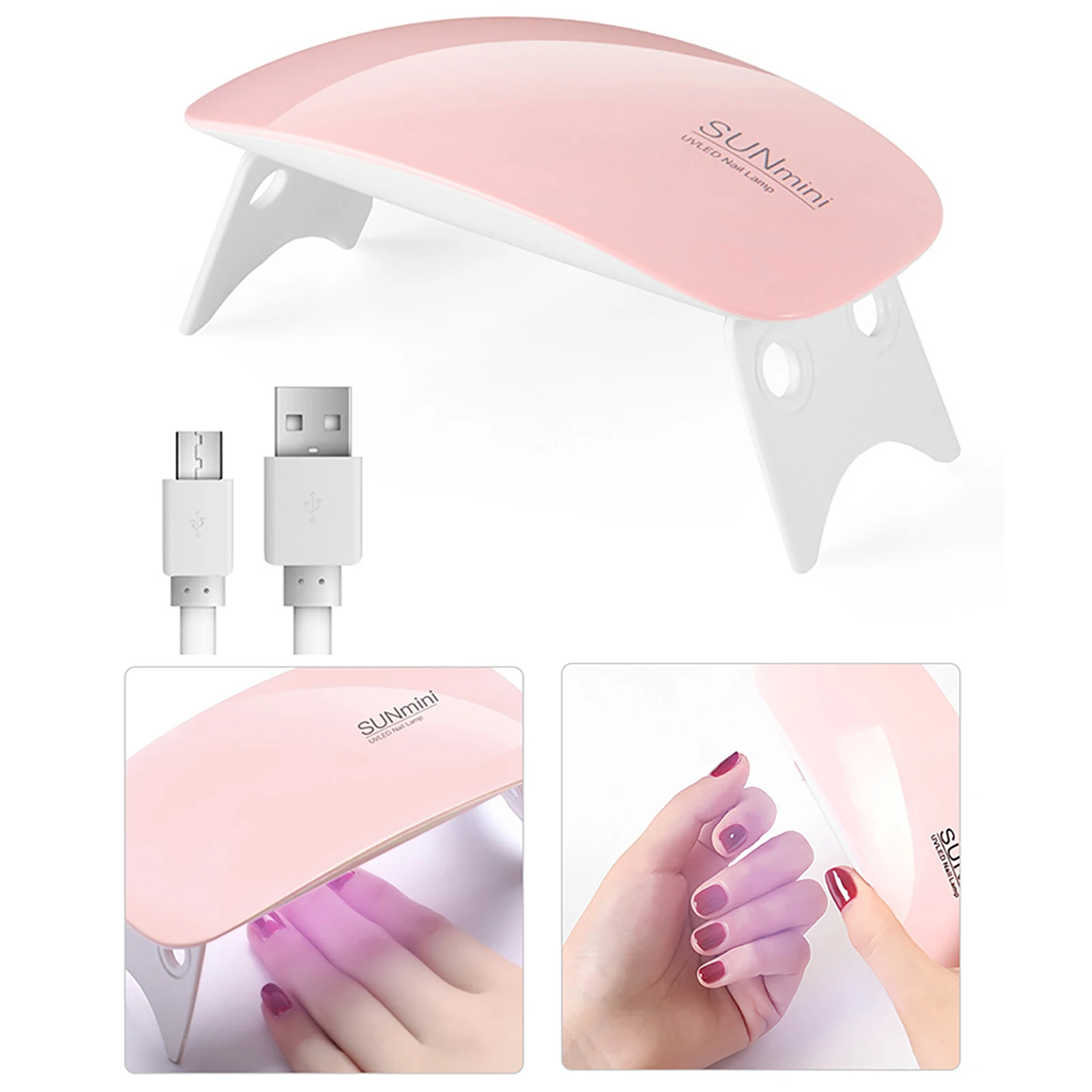 LINMANDA-Juego de Herramientas de manicura, taladro eléctrico para uñas, accesorios de decoración de manicura, Mini lámpara Led para uñas