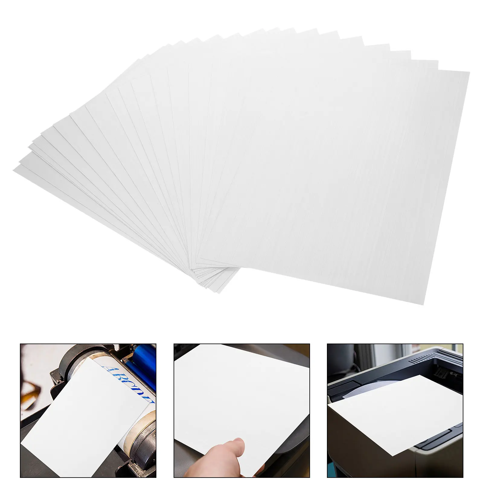 20Pcs Waterproof Glossy Photo Paper For Poster Printing Paper Christmas Card Printing Spray Ink Adhesive Sheet