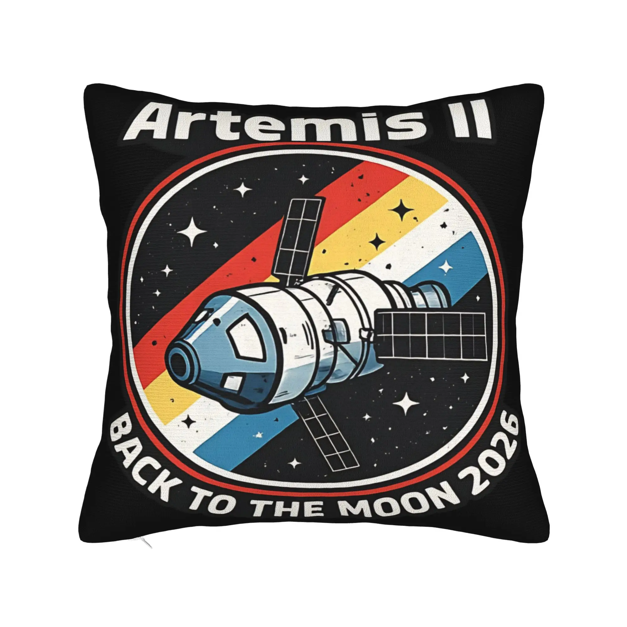 Artemis II Mission To The Moon 2026 Artemis 2 Pillow Cover Printed Cushion Cover Decorations  Pillow Case Cover Car Multi Size