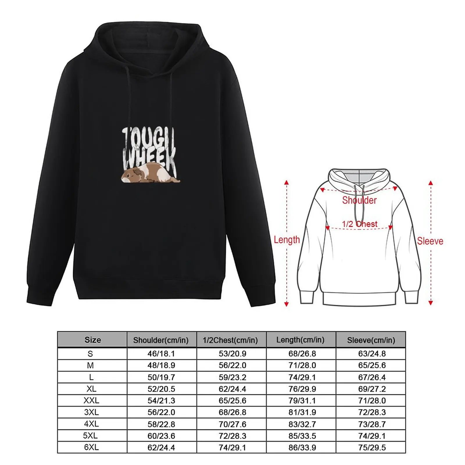 Guinea Pig Tough Wheek Brown & Cream Guinea Pig Pet Pullover Hoodie men's autumn clothes korean autumn clothes big size hoodie