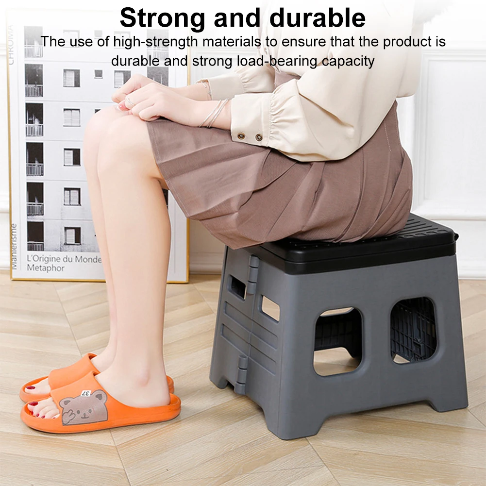 مقعد مرحاض تخييم محمول مرحاض سيارة قابل للطي مرحاض تخييم خفيف الوزن قابل للطي للاستخدام في حالات الطوارئ للبالغين والأطفال - 4