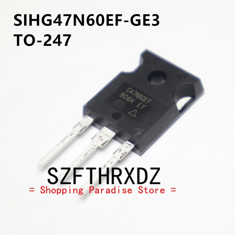 

SZFTHRXDZ 10pcs 100% New Imported Original SIHG47N60EF-GE3 SIHG47N60EF G47N60EF TO-247 N-channel MOSFET 600V 47A