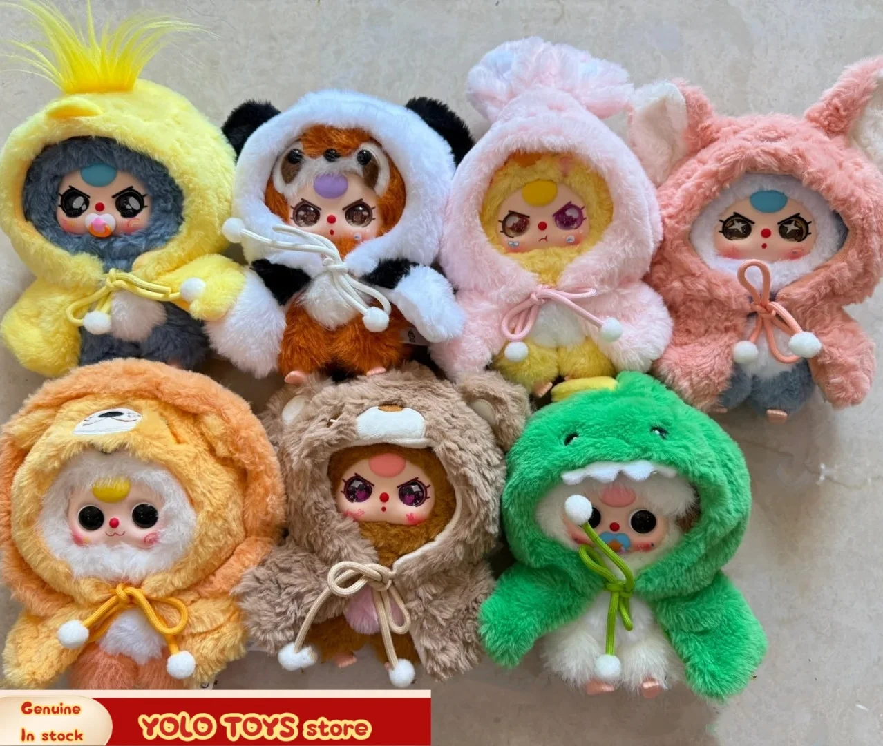 

Original Baby Three 'I'M Not A Warrior' Vinyl Face Series Blind Box Bag Pendant Mystery Cute Doll Toy Decorations Birthday Gift