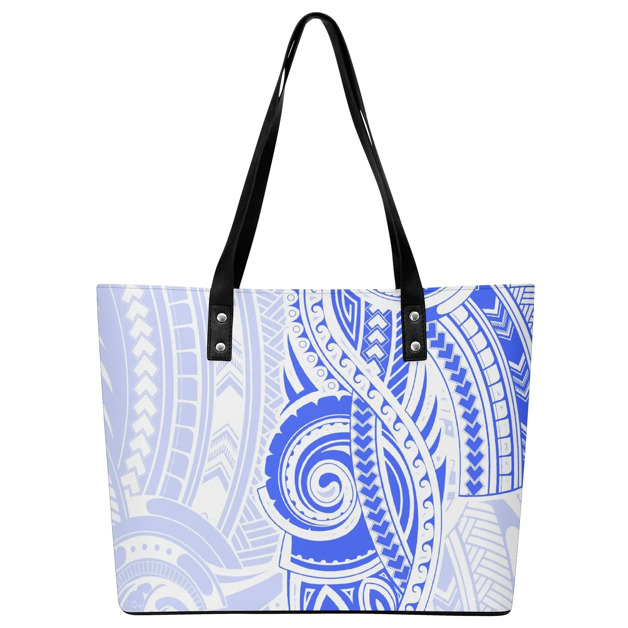 

Fiji Samoa Island Tribal Print Custom Women'S Handbag Pattern Polynesian Large Capacity Shoulder Bag Travel Fashion Storage Bag