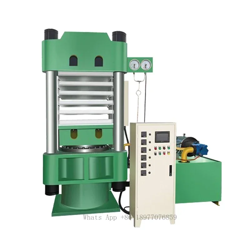 Small Flat Plate Vulcanizing Machine Vulcanizing And Molding Machine For Rubber And Plastic Products Double-Layer Hot Press