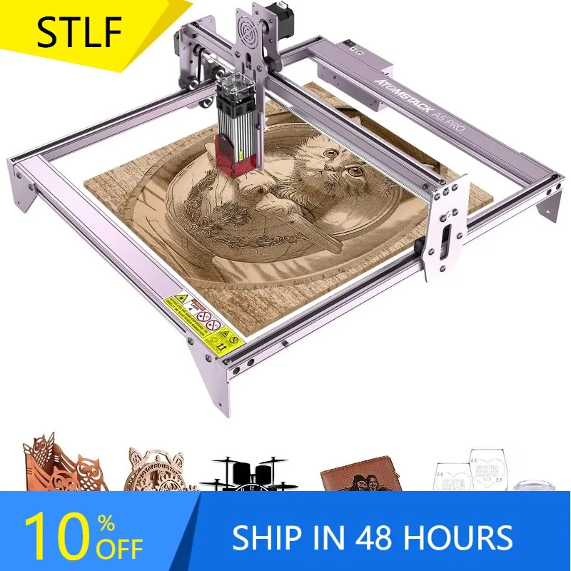 

Xiangyin ATOMSTACK A5 Pro Engraver 40W Engraving Cutting Machines For Wood Metal 5.5W Output DIY Logo Pattern Marking Pri