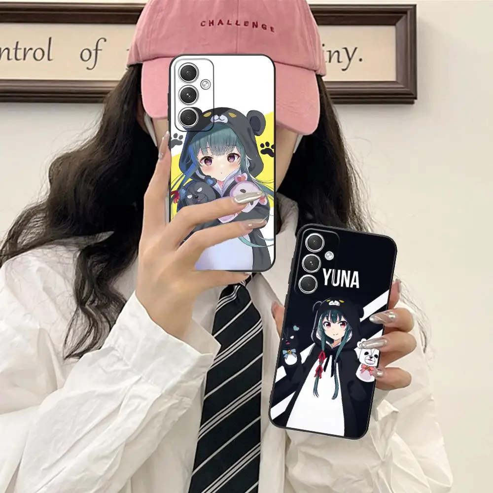 

Anime Kuma Bear Yuna Phone Case for Samsung Galaxy S26 S25 S24 S23 S22 S21 S20 Note20 Plus FE Ultra Colorful Cover Cover Luxury