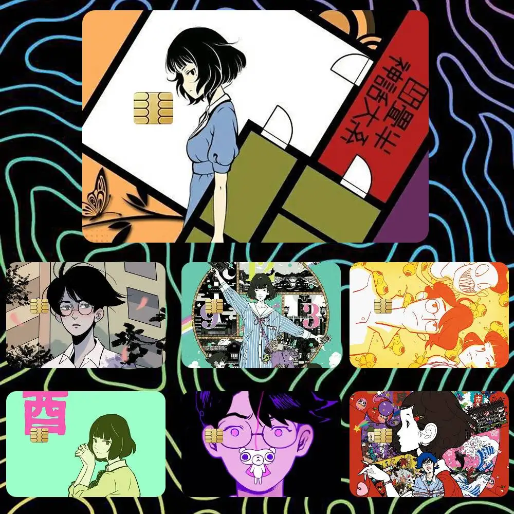 

The Tatami Galaxy Sticker Film Tape Skin for Credit Card Debit Card Waterproof Stickers