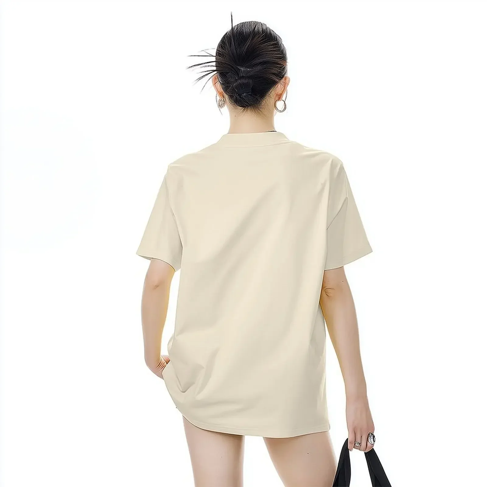 Y2k Fashion Casual T-shirt 2025 Woman Clothes O-neck Tops Streetwear Girls Spring Summer Short Sleeve Tee Shirts Woman Clothes