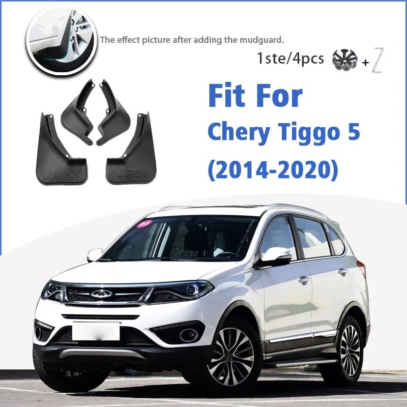 Guardabarros para Chery tiggo 5 2014-2020 delantero trasero guardabarros coche accesorios guardia Splash guardabarros 2019, 2018