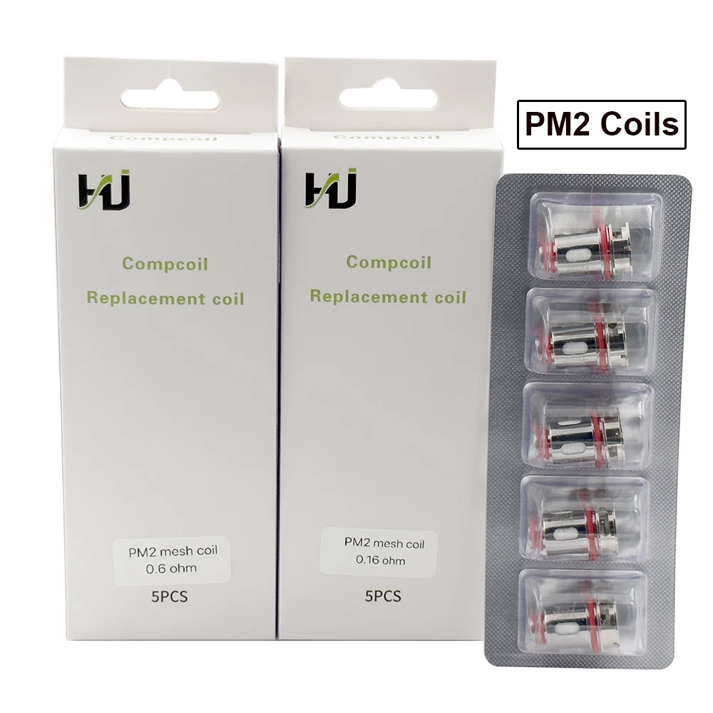 RBM2คอยล์ตาข่าย0.16ohm ขดลวด DC 0.6ชุดตลับหมึกสำหรับ P5แผลเป็น RPM2 IPX 80G-Priv Pro Nord x Nord 4 POD