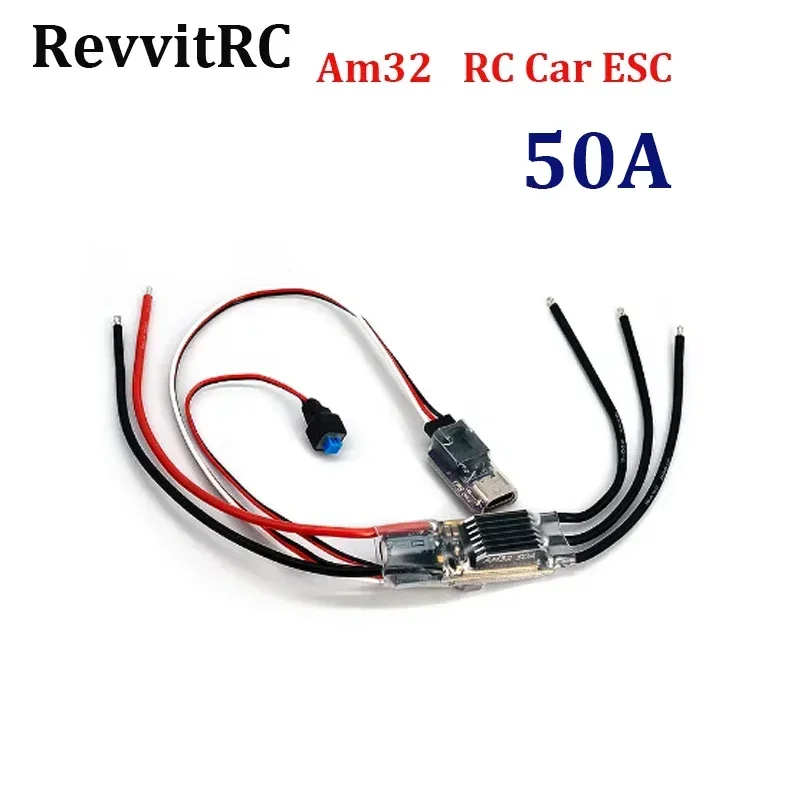 

RevvitRC Am32 Program Firmware Crawler 50A RC Car ESC Power System Brushless Motor