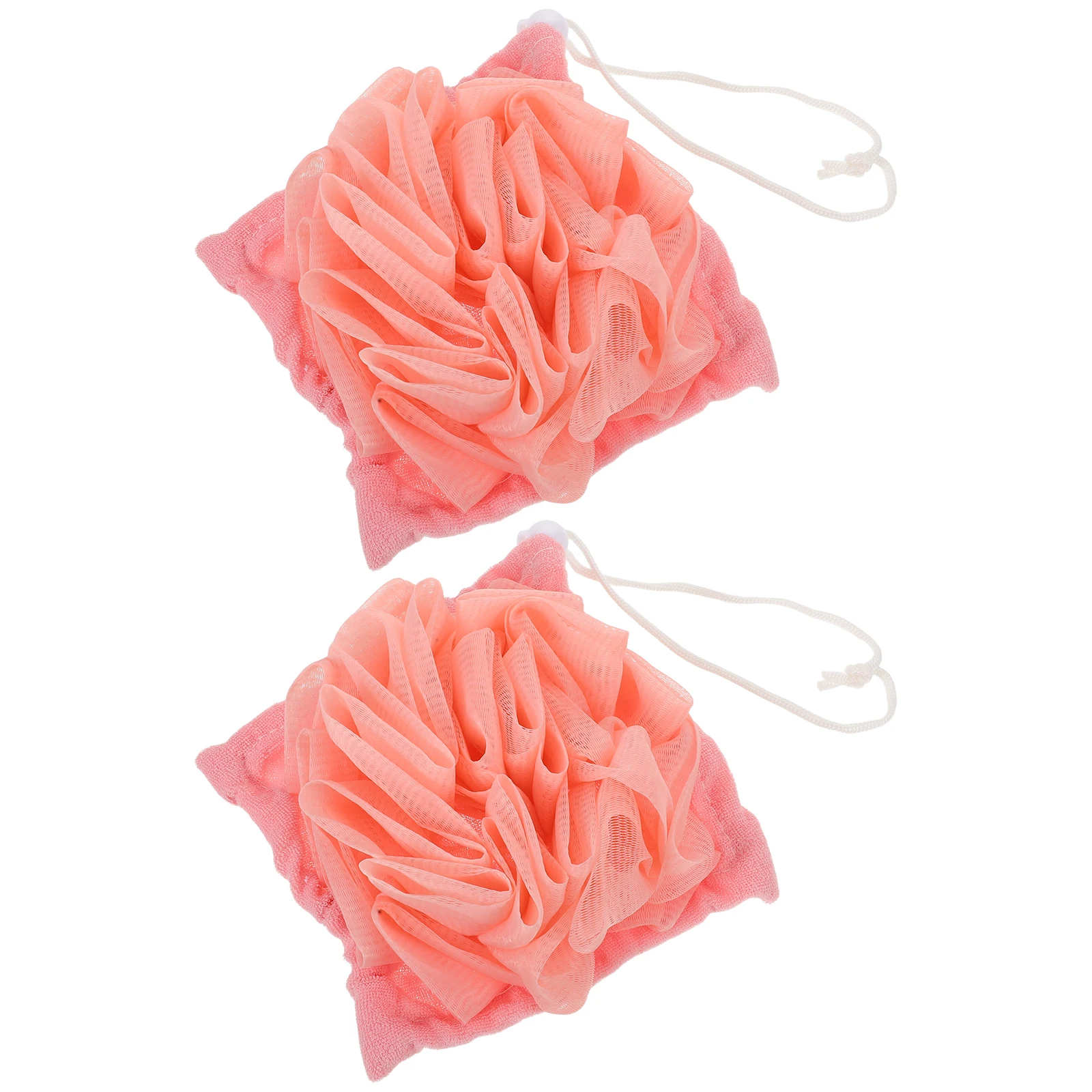 

2 Pcs Bath Ball Body Sponge for Women Loofah Scrubbers Take Sponges Polyester Luffa Honeycomb
