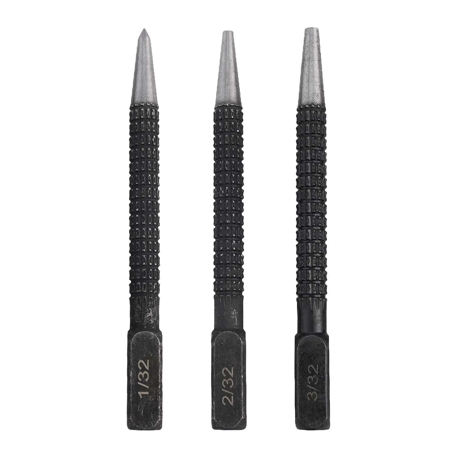 

Carbon Steel Knurled Body Square Striking Head Punches Center Punch Black Tools Versatility Wood Tile Effective