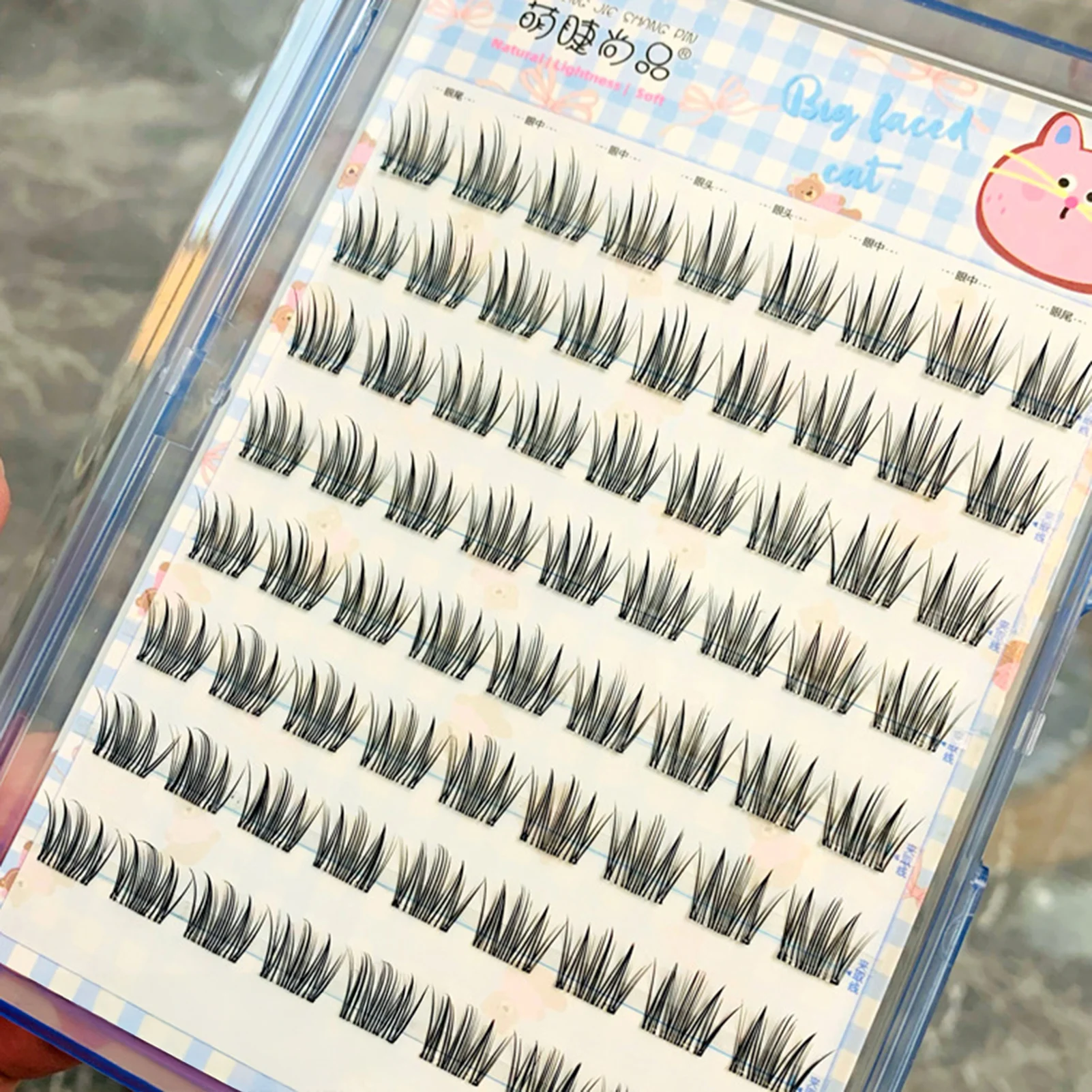 12 ミリメートル接着剤なしまつげナチュラルうっすらクラスターつけまつげ初心者向け毎日パーティー使用自己粘着簡単に適用